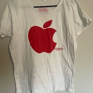Vintage 90’s Apple Logo White T-Shirt 🍀 1